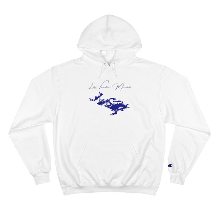 Minnesota  Lake  Vermilion  Hoodie  front  position  view  from  front  white.webp