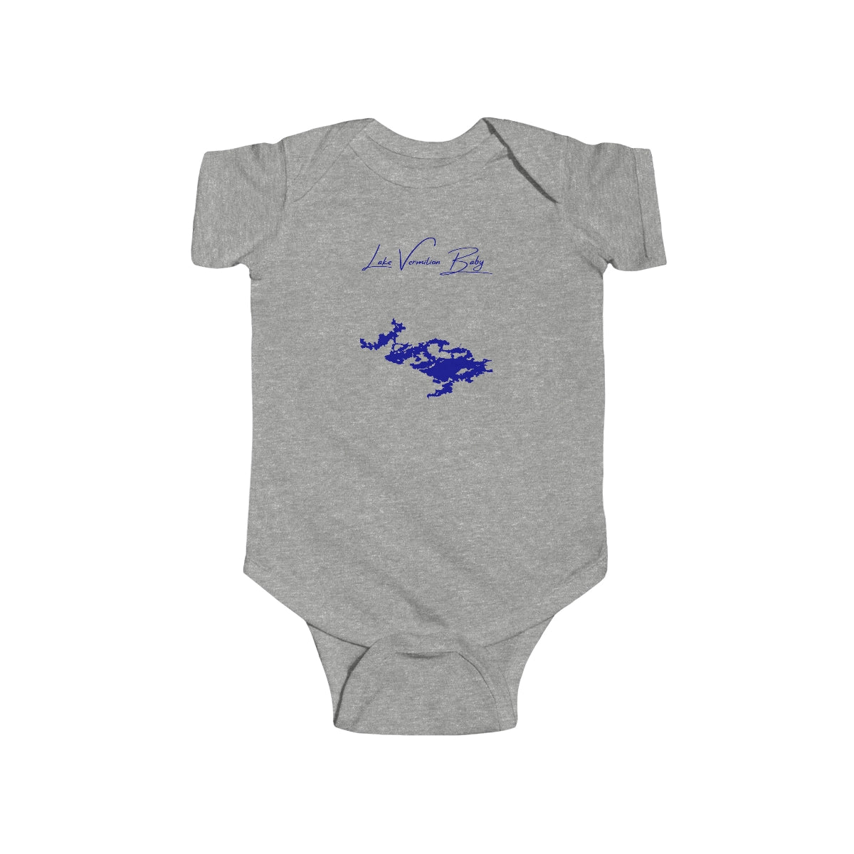 Minnesota  Lake  Vermilion  Onesie  front  position  view  from  front  heather.webp