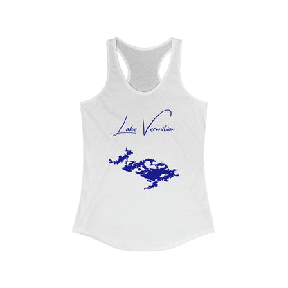 Minnesota  Lake  Vermilion  Racerback-Tank  front  position  view  from  front  solid  white.webp