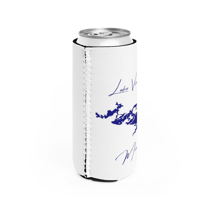 Minnesota  Lake  Vermilion  Slim  Can  Koozie  all  position  view  from  right  white.webp