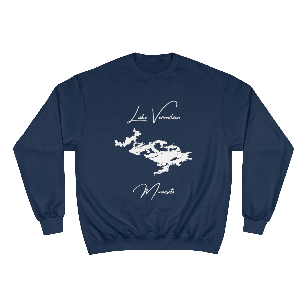 Minnesota  Lake  Vermilion  Sweatshirt  front  position  view  from  front  navy.webp