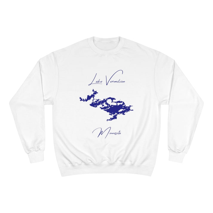 Minnesota  Lake  Vermilion  Sweatshirt  front  position  view  from  front  white.webp