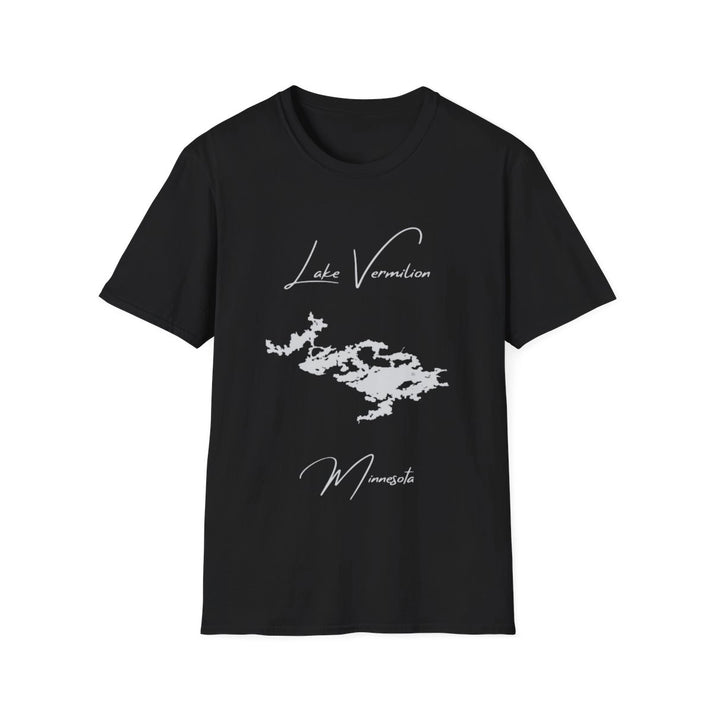 Minnesota  Lake  Vermilion  T-shirt  front  position  view  from  front  black.webp