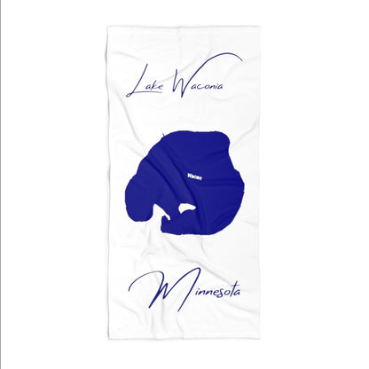 Minnesota  Lake  Waconia  Beach  Towel  front  position  view  from  front  36  x  72.webp