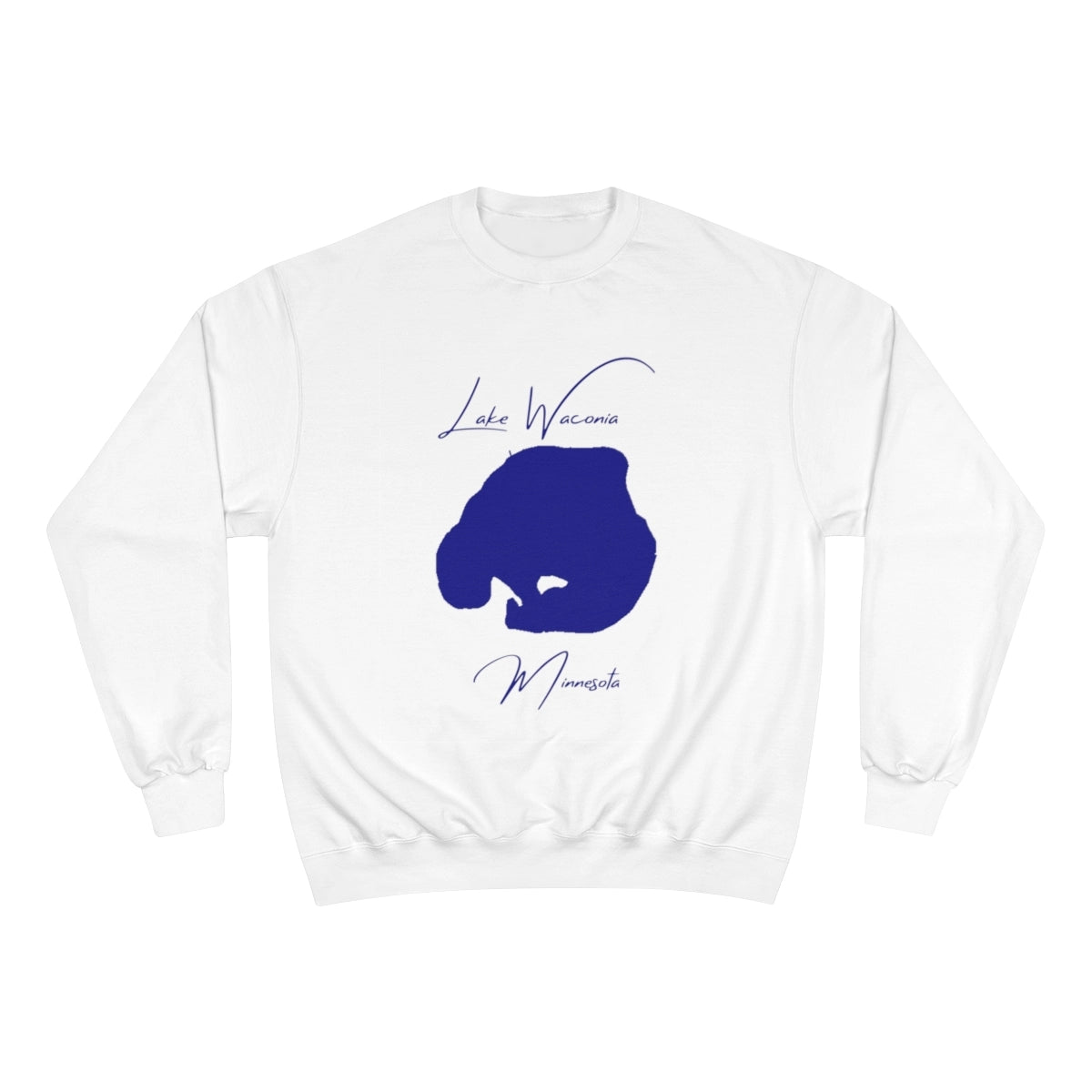 Minnesota  Lake  Waconia  Sweatshirt  front  position  view  from  front  white.webp