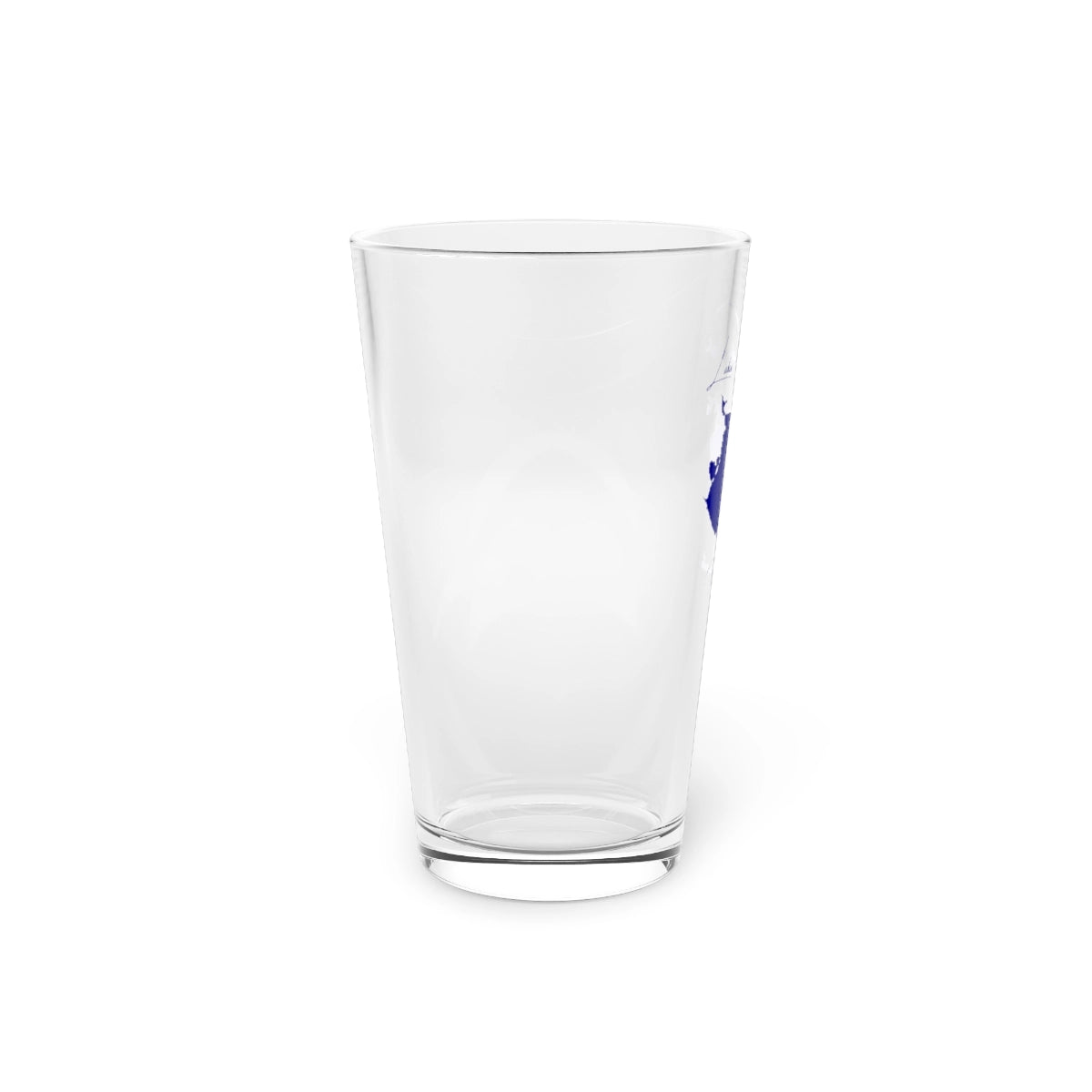 Minnesota  Lake  Winnibigoshish  16oz  Pint  Glass  front  position  view  from  left  16oz.webp