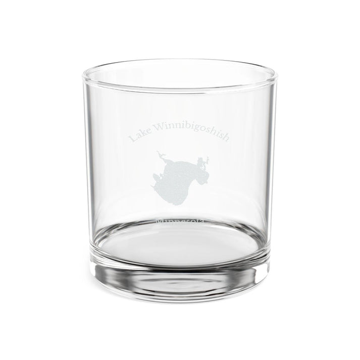 Minnesota  Lake  Winnibigoshish  Engraved  Whiskey  Glass  other  position  view  from  front  10.5oz.webp