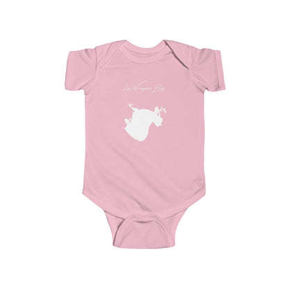 Minnesota  Lake  Winnibigoshish  Onesie  front  position  view  from  front  pink.webp