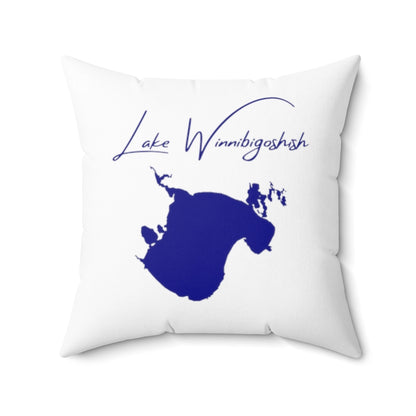 Minnesota  Lake  Winnibigoshish  Pillow  front  position  view  from  back  20  x  20.webp