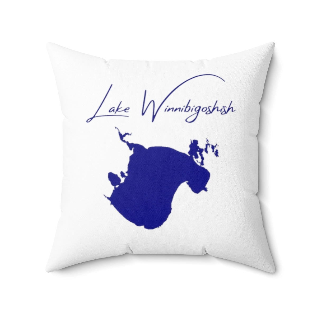 Minnesota  Lake  Winnibigoshish  Pillow  front  position  view  from  front  20  x  20.webp