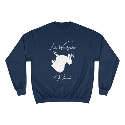 Minnesota  Lake  Winnibigoshish  Sweatshirt  front  position  view  from  front  navy.webp