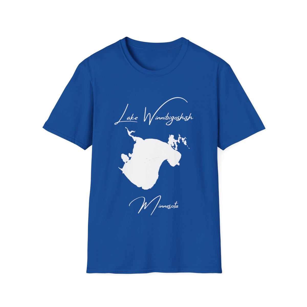 Minnesota  Lake  Winnibigoshish  T-shirt  front  position  view  from  front  royal.webp