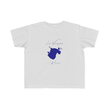 Minnesota  Lake  Winnibigoshish  Toddler  T-shirt  front  position  view  from  front  silver.webp