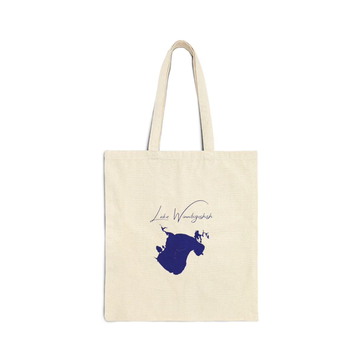 Minnesota  Lake  Winnibigoshish  Tote  Bag  front  position  view  from  front  15  x  16.webp