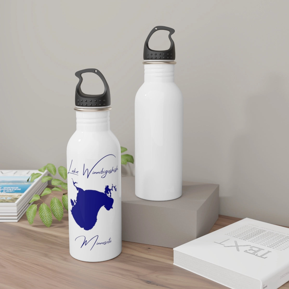 Minnesota  Lake  Winnibigoshish  Water  bottle  other  position  view  from  context-2  white.webp