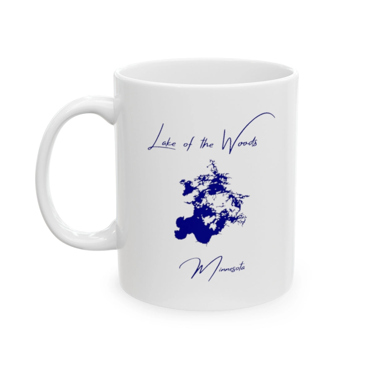 Minnesota  Lake  of  the  Woods  Ceramic  Mug  other  position  view  from  left  11oz.webp