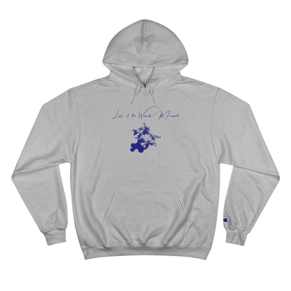 Minnesota  Lake  of  the  Woods  Hoodie  front  position  view  from  front  light  steel.webp