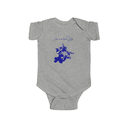 Minnesota  Lake  of  the  Woods  Onesie  front  position  view  from  front  heather.webp
