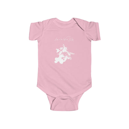 Minnesota  Lake  of  the  Woods  Onesie  front  position  view  from  front  pink.webp