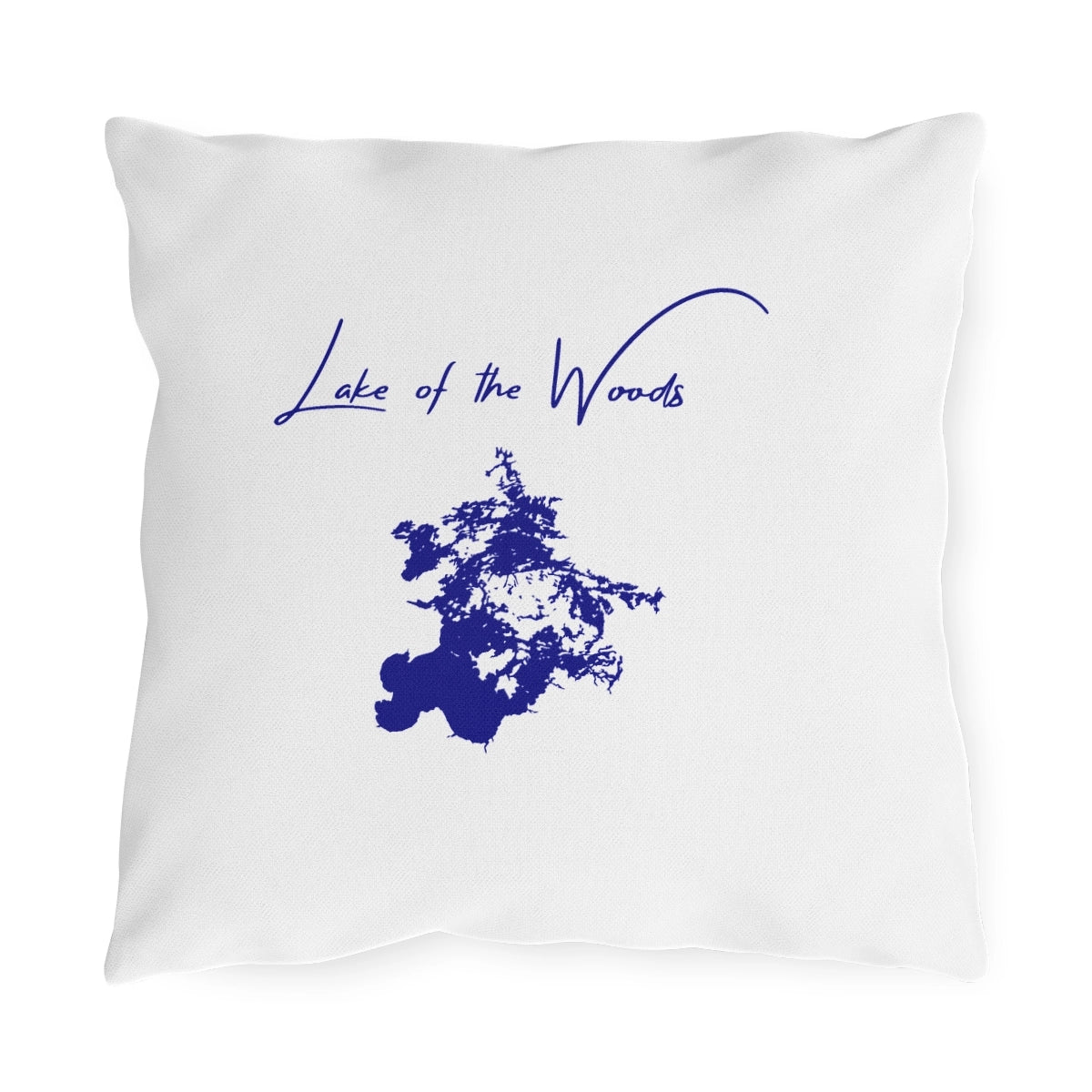 Minnesota  Lake  of  the  Woods  Outdoor  Pillow  front  position  view  from  front  16  x  16.webp