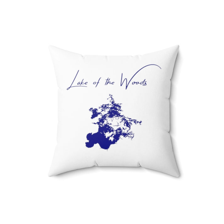 Minnesota  Lake  of  the  Woods  Pillow  front  position  view  from  back  16  x  16.webp