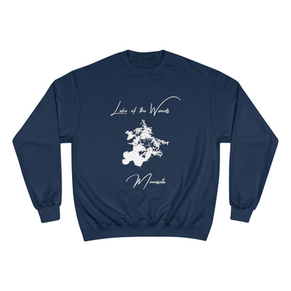 Minnesota  Lake  of  the  Woods  Sweatshirt  front  position  view  from  front  navy.webp