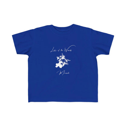 Minnesota  Lake  of  the  Woods  Toddler  T-shirt  front  position  view  from  front  royal.webp