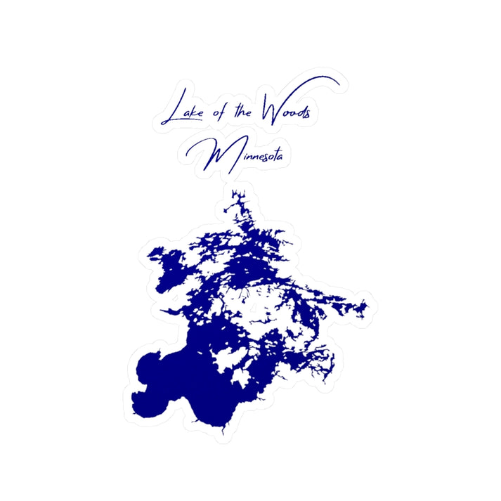 Minnesota  Lake  of  the  Woods  Vinyl  Decal  other  position  view  from  front  4  x  6.webp