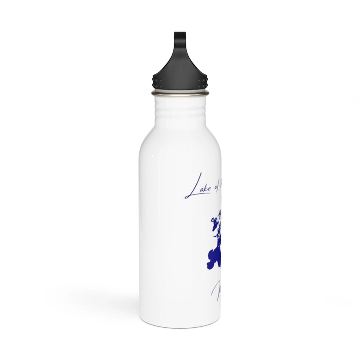 Minnesota  Lake  of  the  Woods  Water  bottle  other  position  view  from  left  white.webp