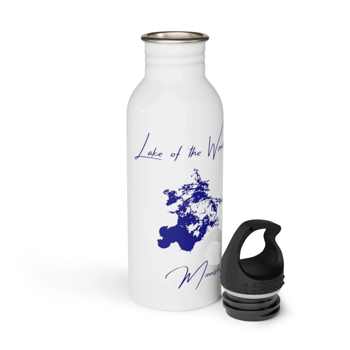 Minnesota  Lake  of  the  Woods  Water  bottle  other  position  view  from  open  white.webp
