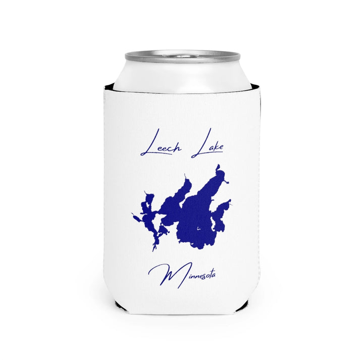 Minnesota  Leech  Lake  Can  Koozie  front  position  view  from  front-2  white.webp
