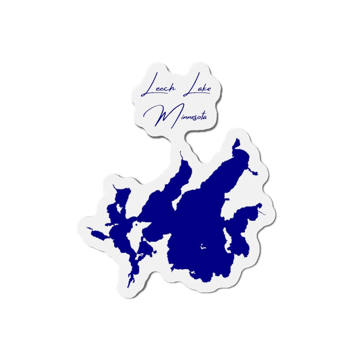 Minnesota  Leech  Lake  Die  Cut  Magnet  front  position  view  from  front  4  x  4.webp