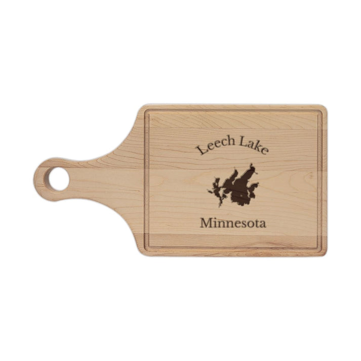 Minnesota  Leech  Lake  Engraved  Cutting  Board  front  position  view  from  front  maple.webp