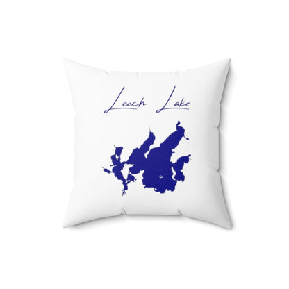 Minnesota  Leech  Lake  Pillow  front  position  view  from  back  16  x  16.webp