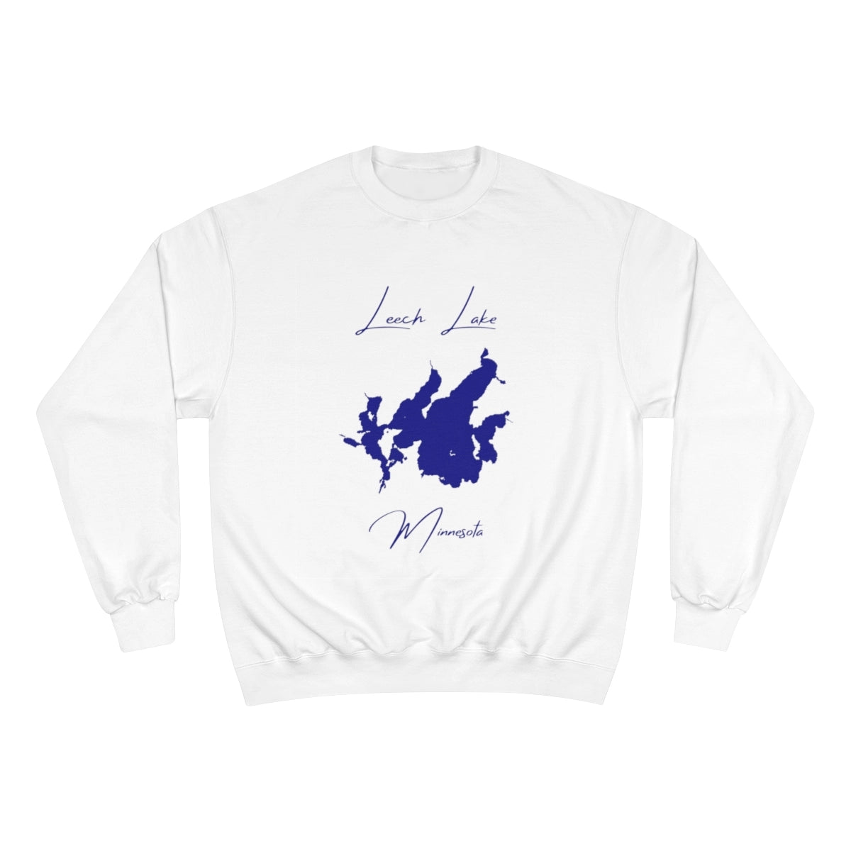 Minnesota  Leech  Lake  Sweatshirt  front  position  view  from  front  white.webp