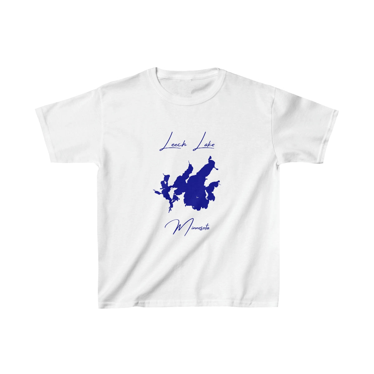 Minnesota  Leech  Lake  Youth  T-shirt  front  position  view  from  front  white.webp