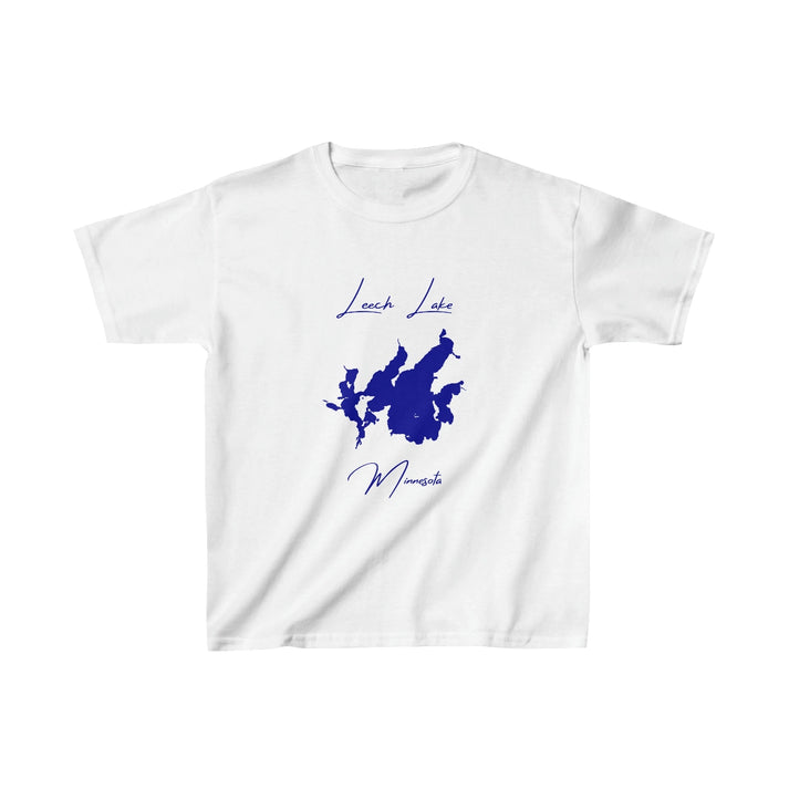 Minnesota  Leech  Lake  Youth  T-shirt  front  position  view  from  front  white.webp