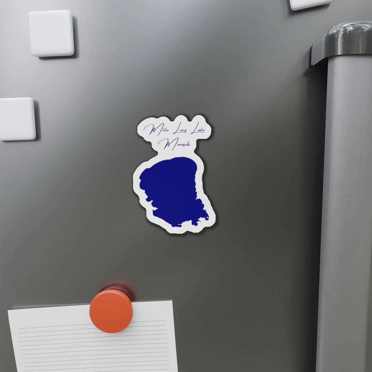 Minnesota  Mille  Lacs  Lake  Die  Cut  Magnet  front  position  view  from  context-1  4  x  4.webp