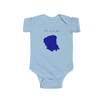 Minnesota  Mille  Lacs  Lake  Onesie  front  position  view  from  front  light  blue.webp