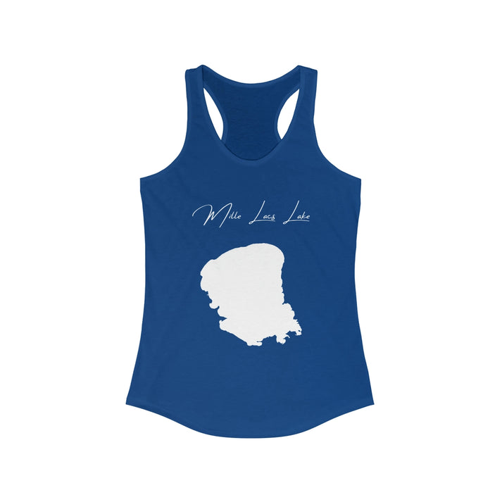 Minnesota  Mille  Lacs  Lake  Racerback-Tank  front  position  view  from  front  solid  royal.webp