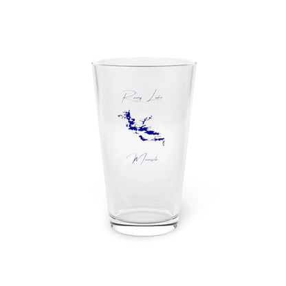 Minnesota  Rainy  Lake  16oz  Pint  Glass  front  position  view  from  front  16oz.webp