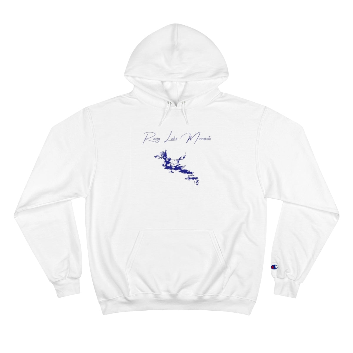 Minnesota  Rainy  Lake  Hoodie  front  position  view  from  front  white.webp