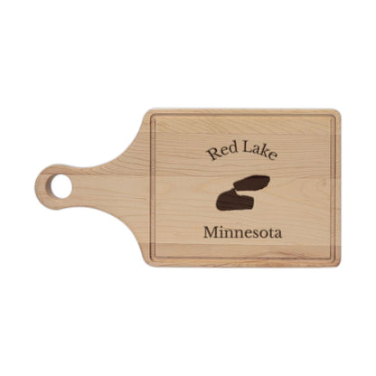 Minnesota  Red  Lake  Engraved  Cutting  Board  front  position  view  from  front  maple.webp