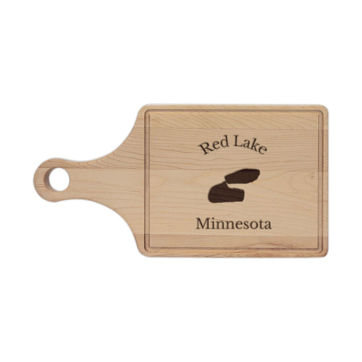 Minnesota  Red  Lake  Engraved  Cutting  Board  front  position  view  from  front  maple.webp