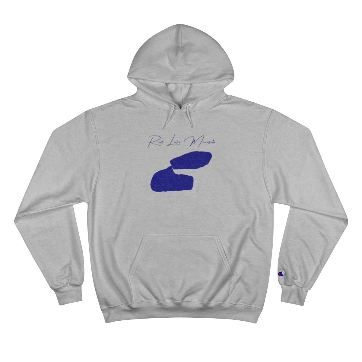 Minnesota  Red  Lake  Hoodie  front  position  view  from  front  light  steel.webp