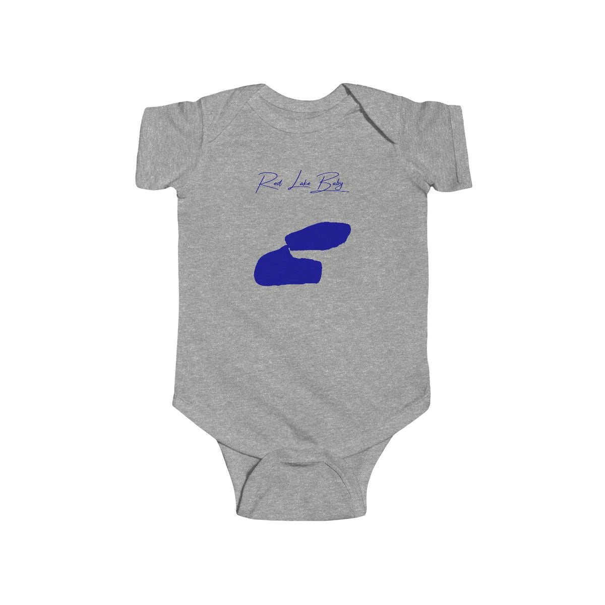 Minnesota  Red  Lake  Onesie  front  position  view  from  front  heather.webp