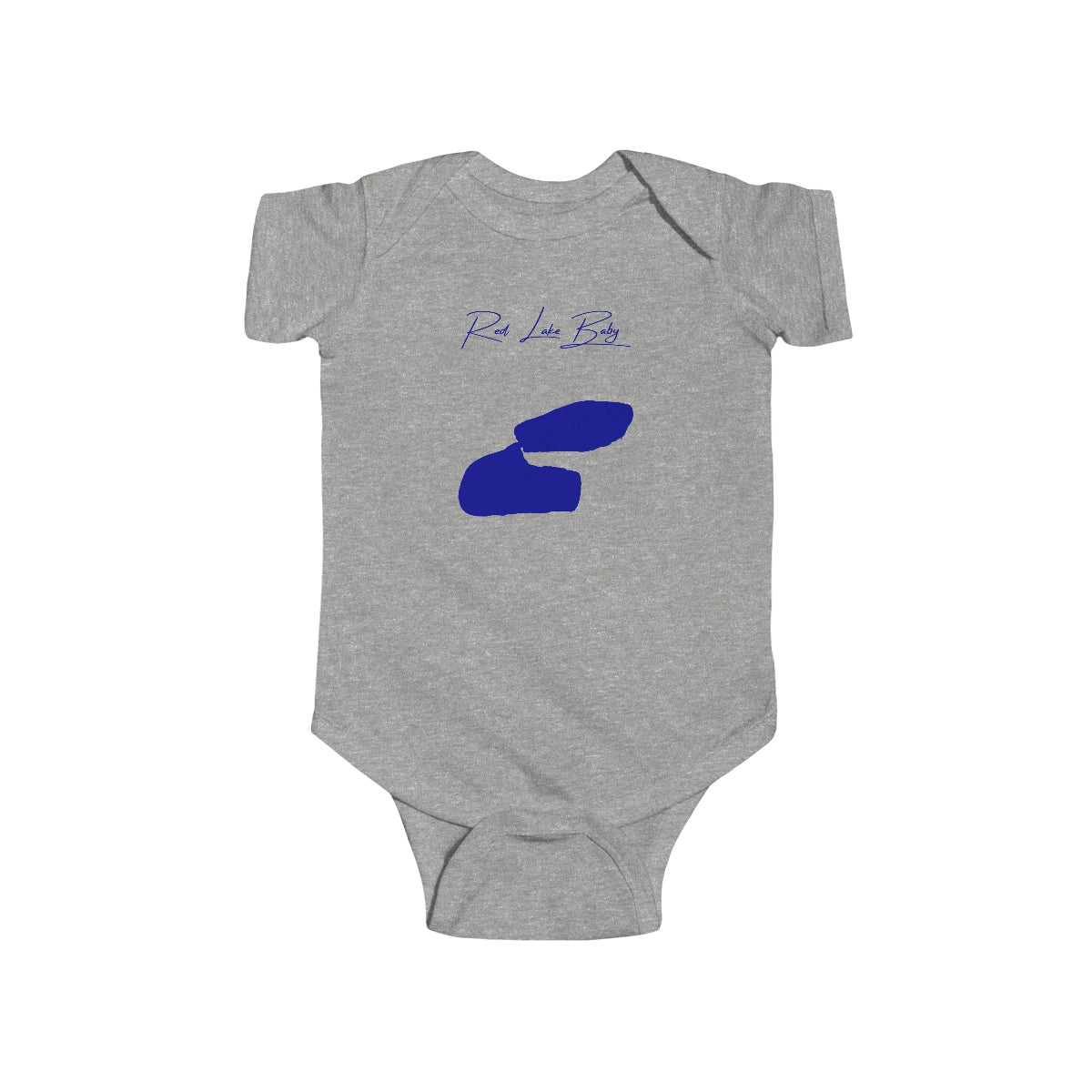 Minnesota  Red  Lake  Onesie  front  position  view  from  front  heather.webp