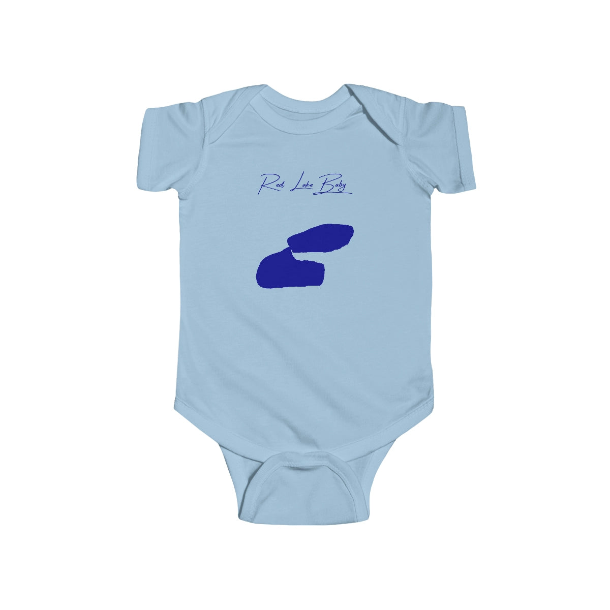 Minnesota  Red  Lake  Onesie  front  position  view  from  front  light  blue.webp