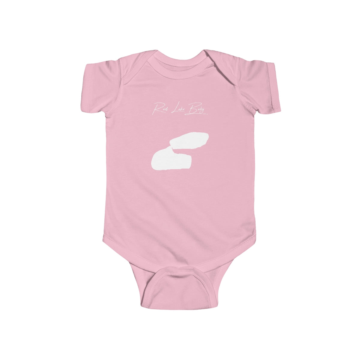 Minnesota  Red  Lake  Onesie  front  position  view  from  front  pink.webp
