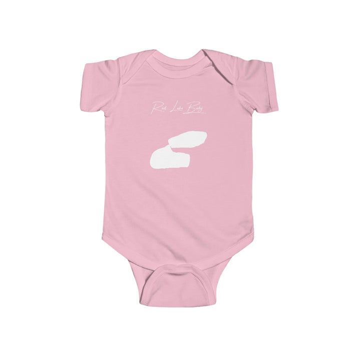 Minnesota  Red  Lake  Onesie  front  position  view  from  front  pink.webp